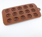 Kitchen Princess - Siliconen Chocoladevorm Roosjes - Chocolade Mal Fondant Bonbonvorm