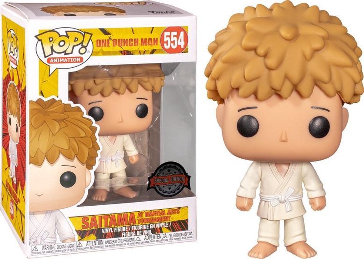 Funko Pop! Animation: One Punch Man - Saitama at Martial Arts Tournament #554 Hot Topic Exclusive [7