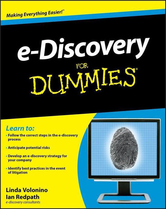e-Discovery For Dummies - cover