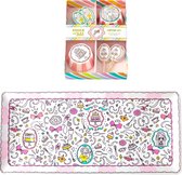 Jill - Set - Serveerschaal melamine + Cupcake set decoratie