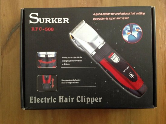 Tondeuse à cheveux et à barbe rechargeable RFC-508 Surker | bol.com