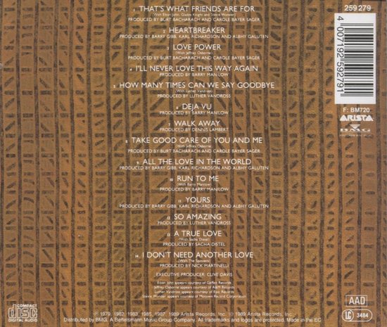 Greatest Hits (1979-1990) - Dionne Warwick