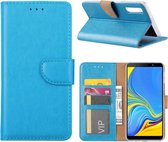 Boekmodel Hoesje Samsung Galaxy A7 (2018) - Turquoise