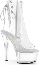 Pleaser Enkellaars -37 Shoes- ASPIRE-1018C Wit