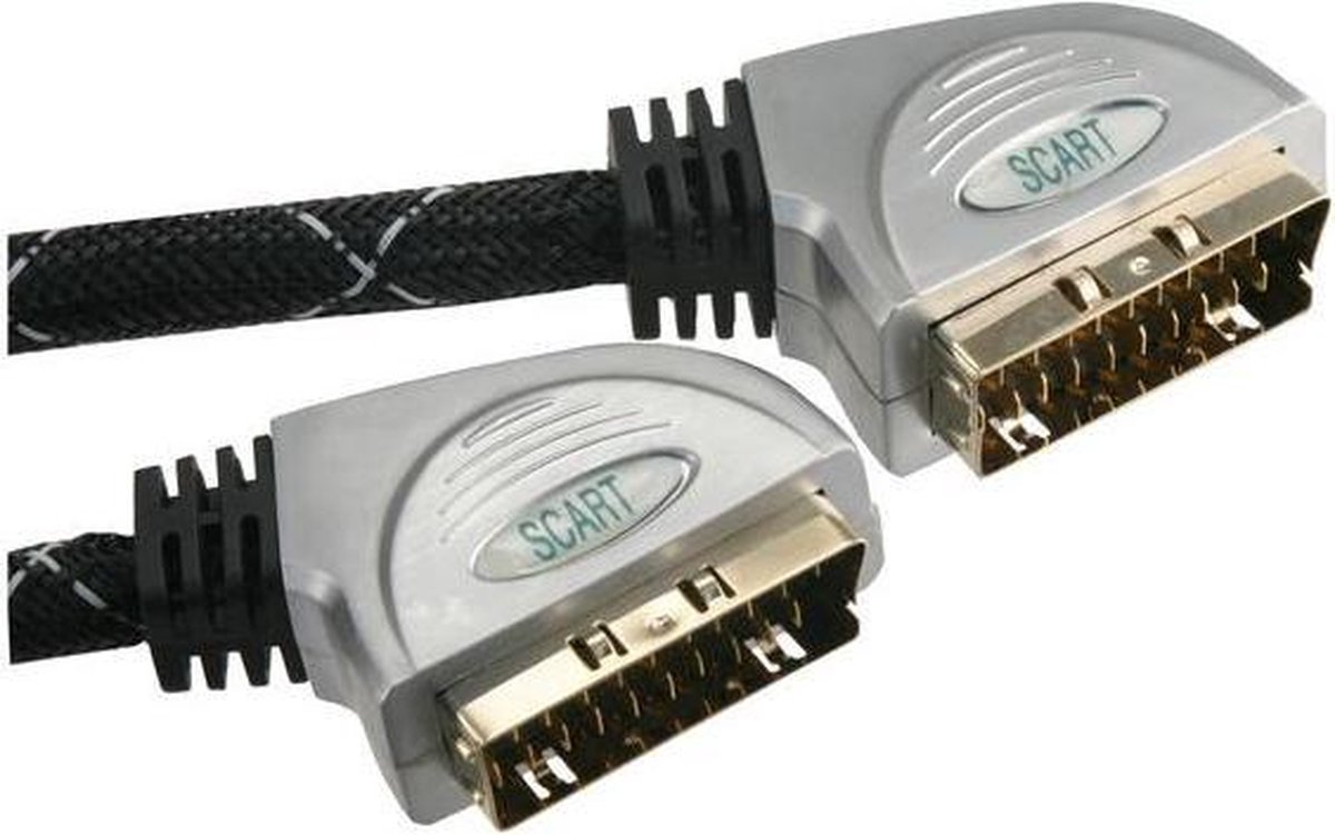 Q-link scart kabel premium quality | 21 pins | 1,5 meter zwart - Q-Link