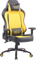 CLP Rapid Bureaustoel - Kunstleer zwart/geel