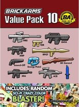 BrickArms Value Pack 10 wapen set voor LEGO Minifigures