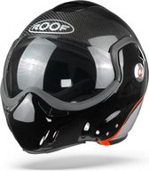 ROOF BoXXer Carbon Zilver Systeemhelm - Motorhelm - Maat S