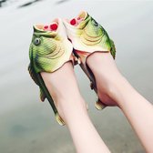 Vissen stijl EVA materiaal zomer strand sandalen simulatie vis strand Slippers voor mannen en vrouwen  omvang: 39 werf