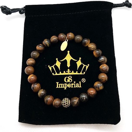 GS Imperial® | Bracelet Perles Hommes | Bracelet Boule Disco Homme| Bracelet  Homme |... | bol.