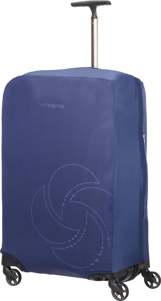 delicaat koppeling inschakelen Samsonite - Global Ta Foldable Luggage Cover M Midnight Blue | bol.com