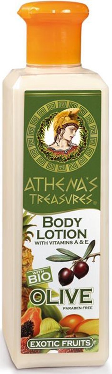 Goedkoopste Pharmaid Athenas Treasures Natuurlijke Bodylotion olive oil Exotic Fruits 250ml | Moisturizer