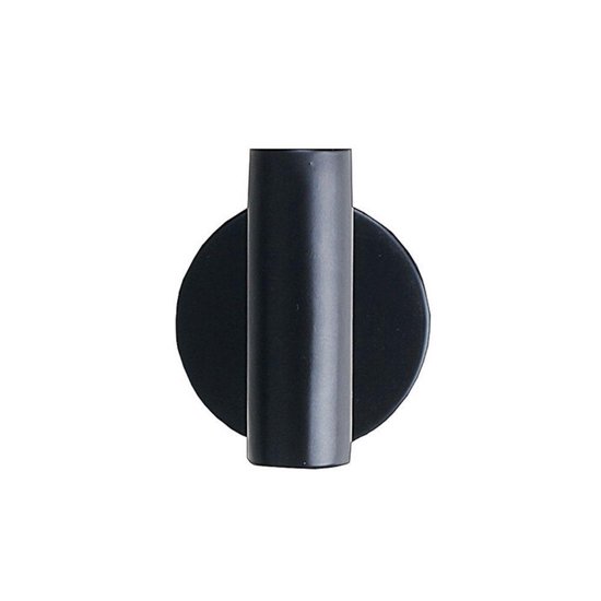 Handdoekhaak zwart zelfklevend - set van 2 - rvs - rond | bol.com