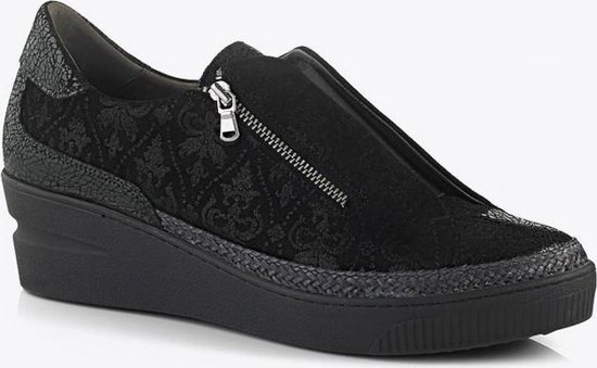 Softwaves schoenen op sleehak met leuke barokprint mt.39,5 | bol.com