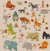 MUURSTICKER  - WANDDECORATIE - Dieren K 3