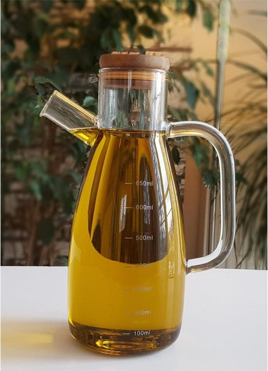 Glazen olie en azijn flesje | bol.com