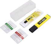 Digitale PH meter zwembad geel inclusief opbergbox en calibratiepoeder