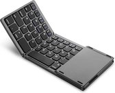 Elementkey® - V03 Aluminium Wireless Bluetooth Foldable Keyboard + Muis - IOS / Windows / Android - Opvouwbaar toetsenbord met ABS toetsen voor Smartphones / Tablets / Smart TV / Laptops / Computers
