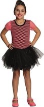 Rubie's Dress Dress Disco Girls Rose / noir Taille 116