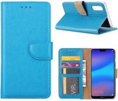 FONU Boekmodel Hoesje Huawei P20 Pro - Turquoise