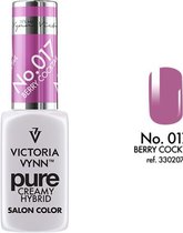 VICTORIA VYNN™ Gel Nagellak - Gel Polish - Pure Creamy Hybrid  - 8 ml - Berry Cocktail  - 017 - Aubergine