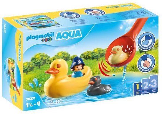 Foto: Playmobil 1 2 3 aqua eendenfamilie 70271