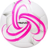 Avento Voetbal Glossy - Fluor - Wit/Roze - Maat 5