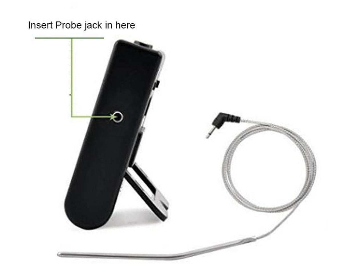 Boticz - 2-in-1 Magnetische Digitale Kern Thermometer Met Keuken Timer Alarm - Magnetische Vloeistof/Vlees Temperatuurmeter Met Meetsonde Draad & Kook Timer - 0-250 Graden Celcius — cadeau in Kookcadeaus - foto 4