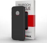 BMAX Hoesje Zwart geschikt voor de Motorola Moto G6 Plus / Dun en beschermend telefoonhoesje / Case