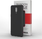 BMAX Hoesje Zwart geschikt voor OnePlus 6T / Dun en beschermend telefoonhoesje / Case