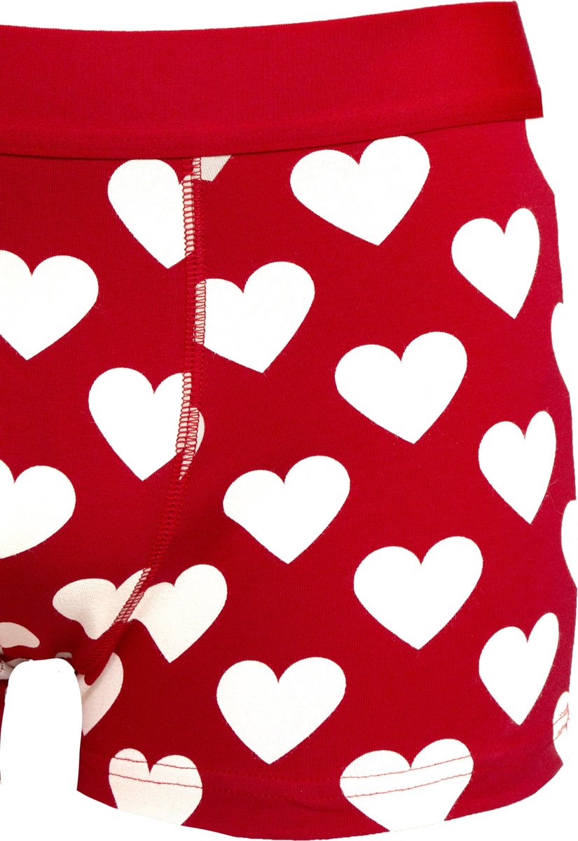 methaan hoe te gebruiken havik MijnOnderbroek Valentijnsdag boxershort (hartjes) - Liefdes onderbroek -  Rood/Wit - Maat M | bol.com
