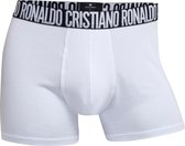 Cristiano Ronaldo 7 Trunk Cotton Stretch 3-Pack Men White/Aop/Black - Maat L