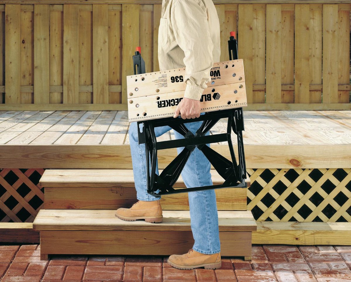 BLACK+DECKER Workmate opvouw werkbank met 2 werkhoogten - WM536-XJ — cadeau in Games, Films & Muziek - foto 8