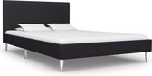 Bedframe Zwart Stof (Incl LW Led klok) 120x200 cm - Bed frame met lattenbodem - Eenpersoonsbed