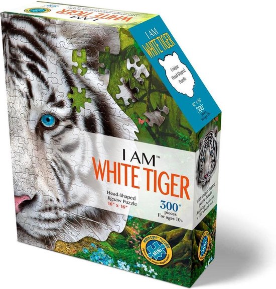 Puzzle de Madd Capp "Je suis un tigre blanc" 300 pièces | bol.com
