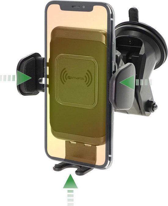 Support de téléphone Wegman avec chargeur de voiture sans fil QI