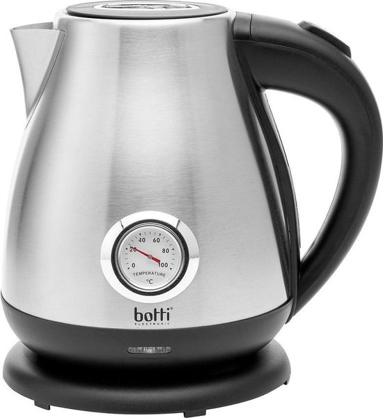 Botti Bruce waterkoker met thermometer - RVS - 2200 watt - 1.7 liter |  bol.com