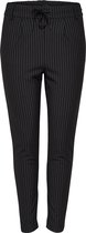 ONLY ONLPOPTRASH CLASSIC PINSTRIPE PANT NOOS Dames Broek Zwart - Maat XS X L34