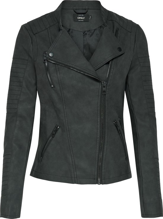ONLY ONLAVA FAUX LEATHER BIKER OTW NOOS Dames Jas - Maat 38