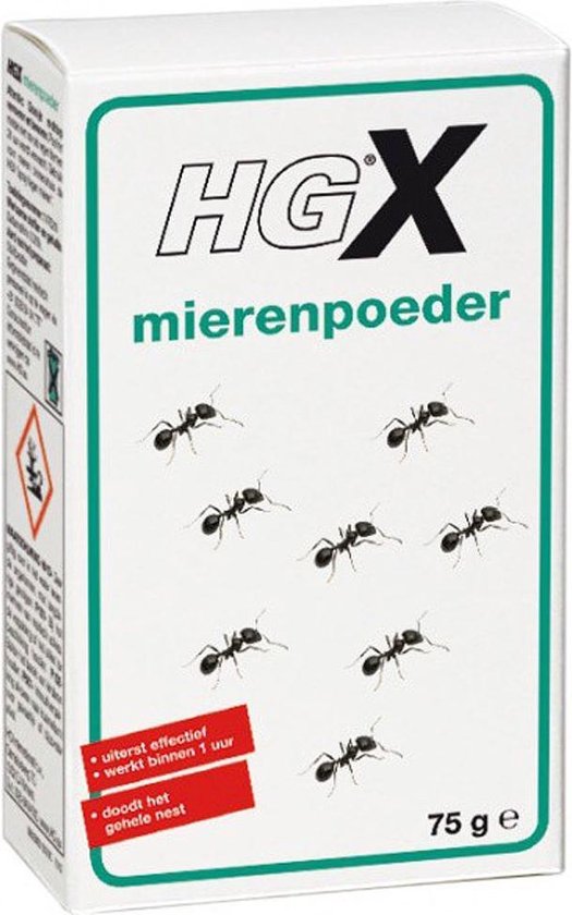 HGX mierenpoeder - 75gr- doodt het gehele nest