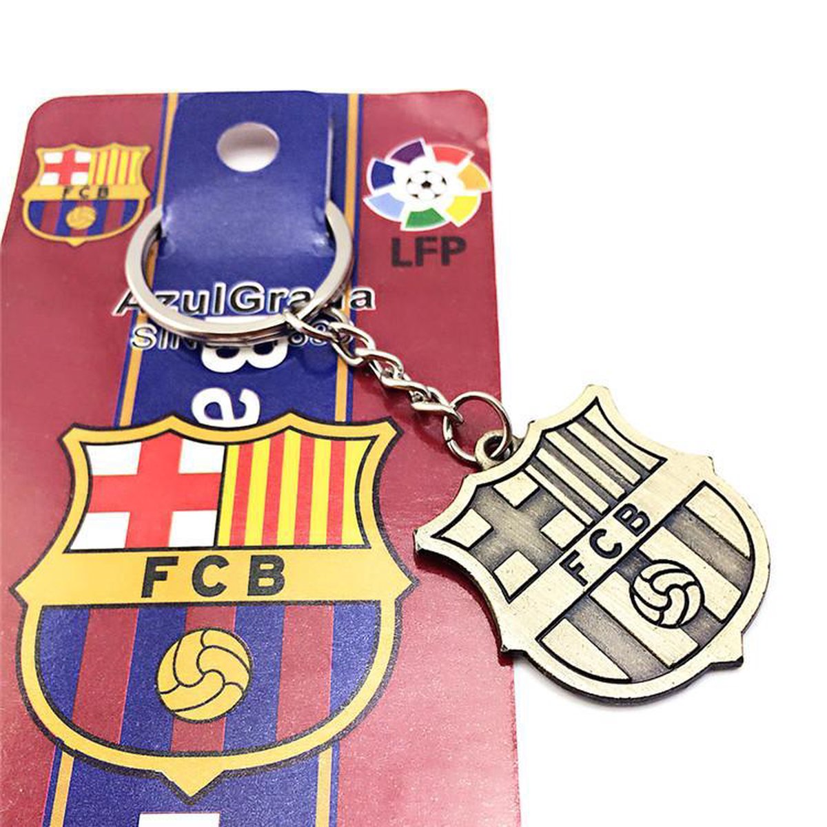 Porte-clés Breloque Souvenir De Barcelone - Anneau Détachable - Époque Moderne