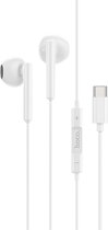 HOCO M65 Special Sound - USB-C Connector Oortjes met Microfoon - 120cm - Wit