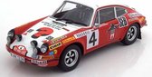 Porsche 911 S #4 2nd Place Rallye Monte Carlo 1972 - 1:18 - Minichamps