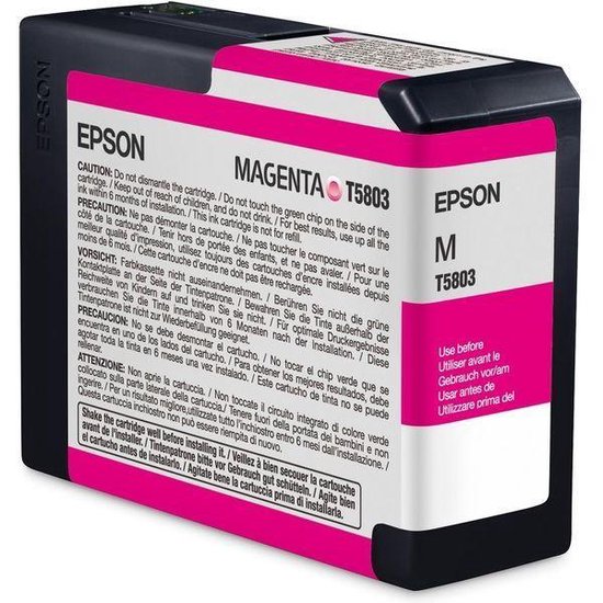 EPSON T580A VIVID MAGENTA