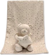 Snuggle Baby Babydeken Met Knuffelbeer Crème Set 2-delig