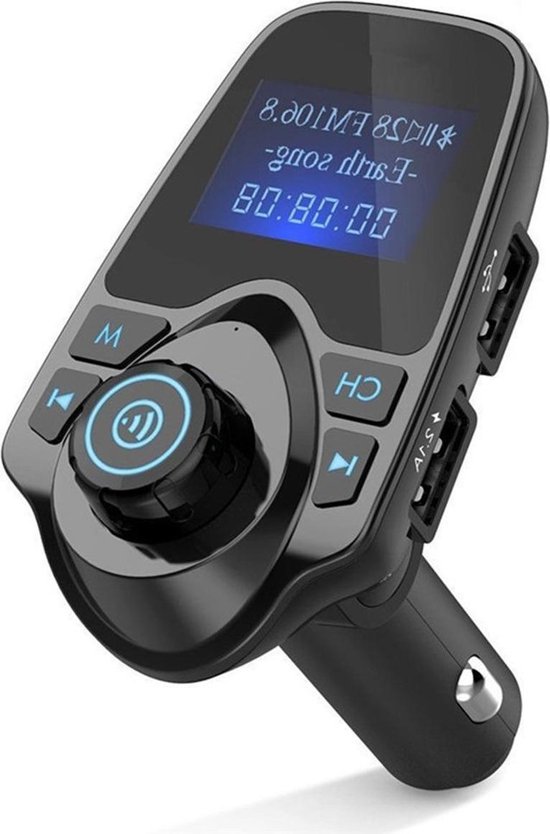 Bluetooth FM Transmitter voor in de auto – Handsfree carkit met AUX / 32 GB  SD kaart /... | bol.com