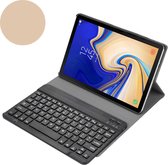 Shop4 - Samsung Galaxy Tab S5e Toetsenbord Hoes - Bluetooth Keyboard Cover Business Goud