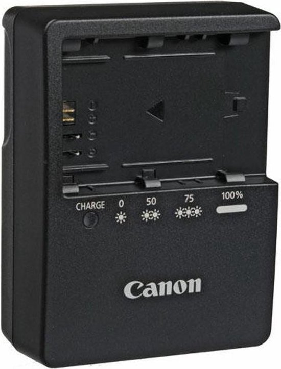 Canon LC-E6E originele accu-lader adapter voor Canon EOS 5D Mark II, 60D, 7D en LP-E6 accu