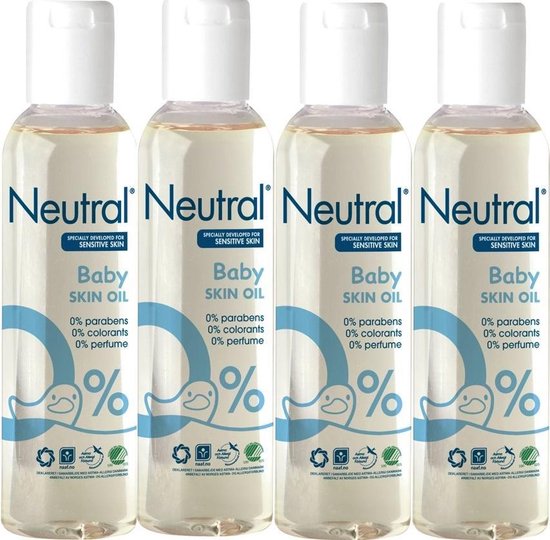 Bezienswaardigheden bekijken Aangepaste Oh Neutral Baby Huidolie - 4 x 150 ml Voordeelverpakking | bol.com