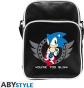 SONIC - Messenger Bag Too slow - Vynile Small Size - Hook